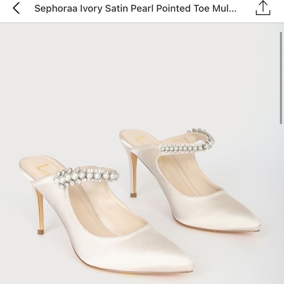 Satin bridal shoes - Picture 7 of 7